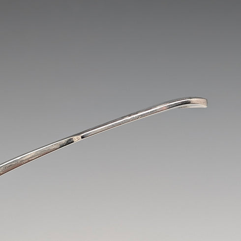 1873 British antique sterling silver tea caddy spoon 20.7g Josiah Williams